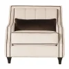 Mantellassi 1926 Armchairs<Istana off white velvet classic armchair