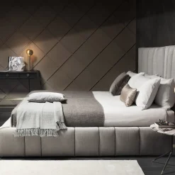 Vibieffe Beds<Italo Gray Textile Bed