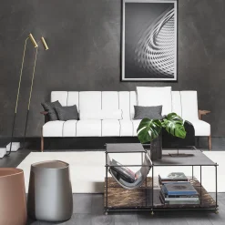 Vibieffe Sofas<Italo White Textile Sofa