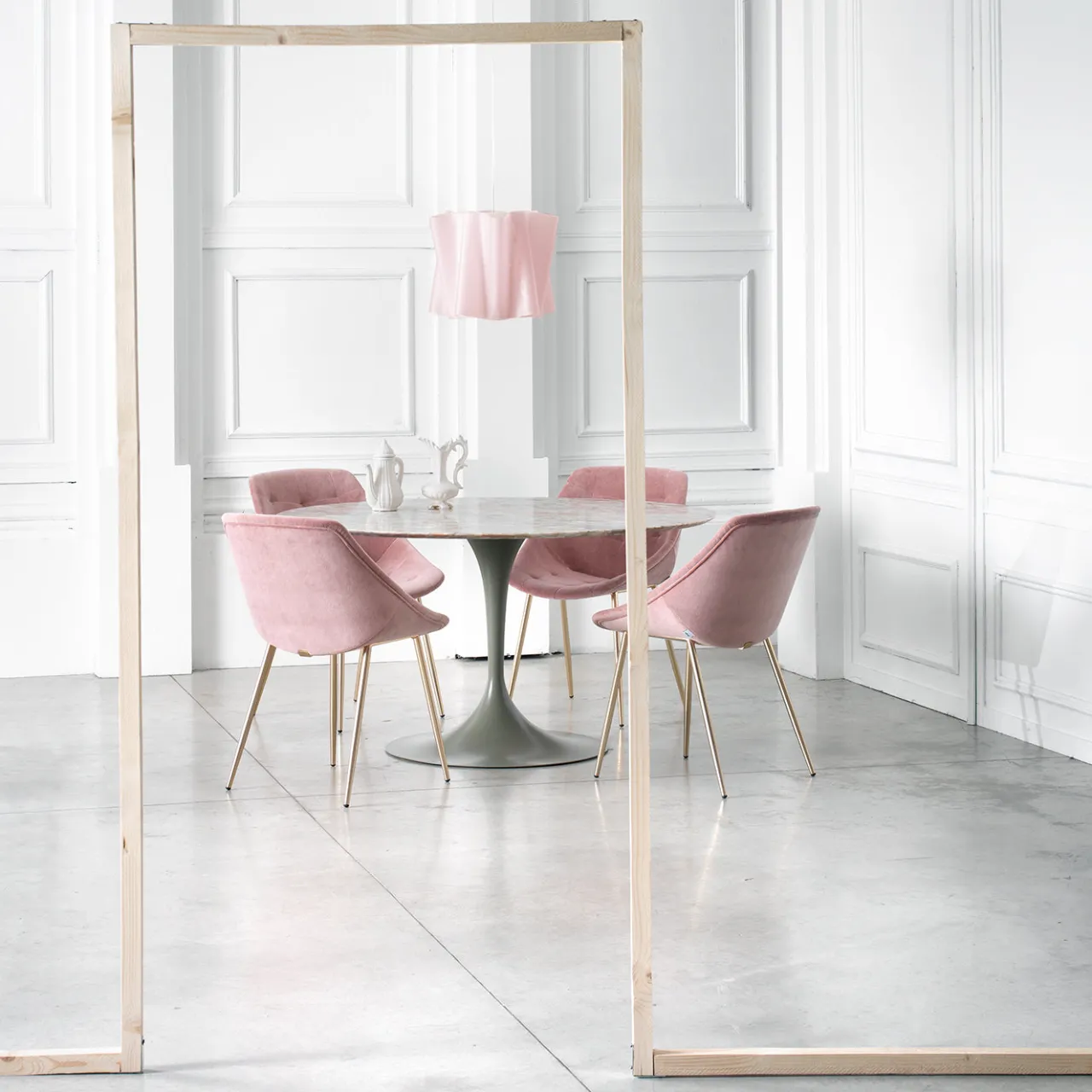 Sitia Dining Tables<Itavolo Round Table with Marble Top