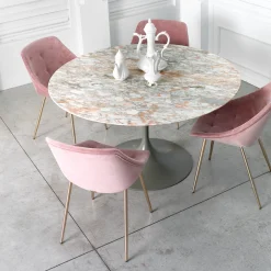 Sitia Dining Tables<Itavolo Round Table with Marble Top