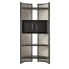 Black Tie Bookcases<Itoku Vienna Straw & Moka-Finished Ash Bookcase #3