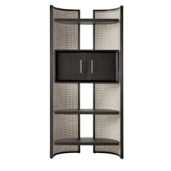 Black Tie Bookcases<Itoku Vienna Straw & Moka-Finished Ash Bookcase #3