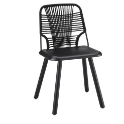 TrabA' Chairs<Jackie Black Chair by Emilio Nanni