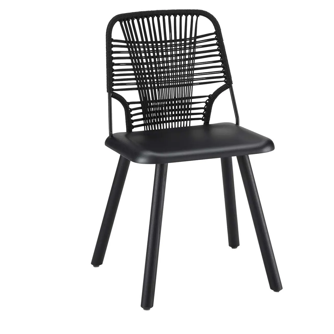 TrabA' Chairs<Jackie Black Chair by Emilio Nanni