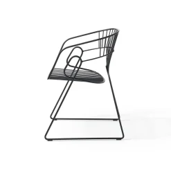 Sitia Outdoor Chairs & Stools<Japan Black Metal Outdoor Chair