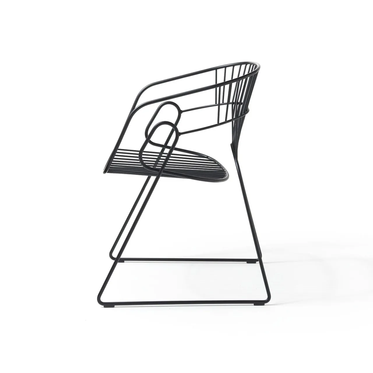 Sitia Outdoor Chairs & Stools<Japan Black Metal Outdoor Chair
