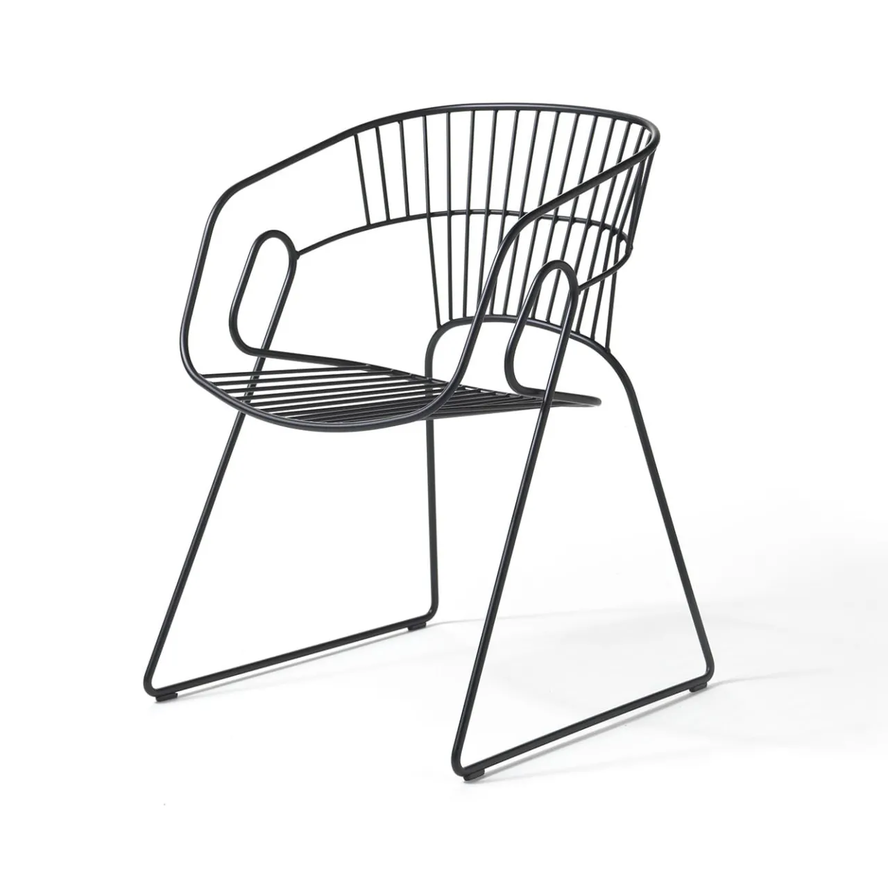 Sitia Outdoor Chairs & Stools<Japan Black Metal Outdoor Chair