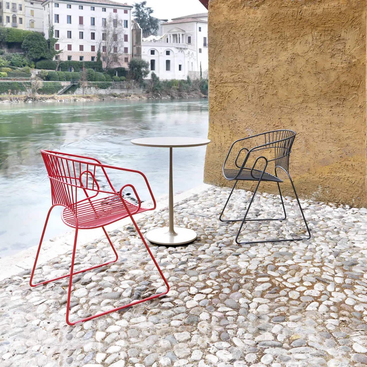 Sitia Outdoor Chairs & Stools<Japan Black Metal Outdoor Chair