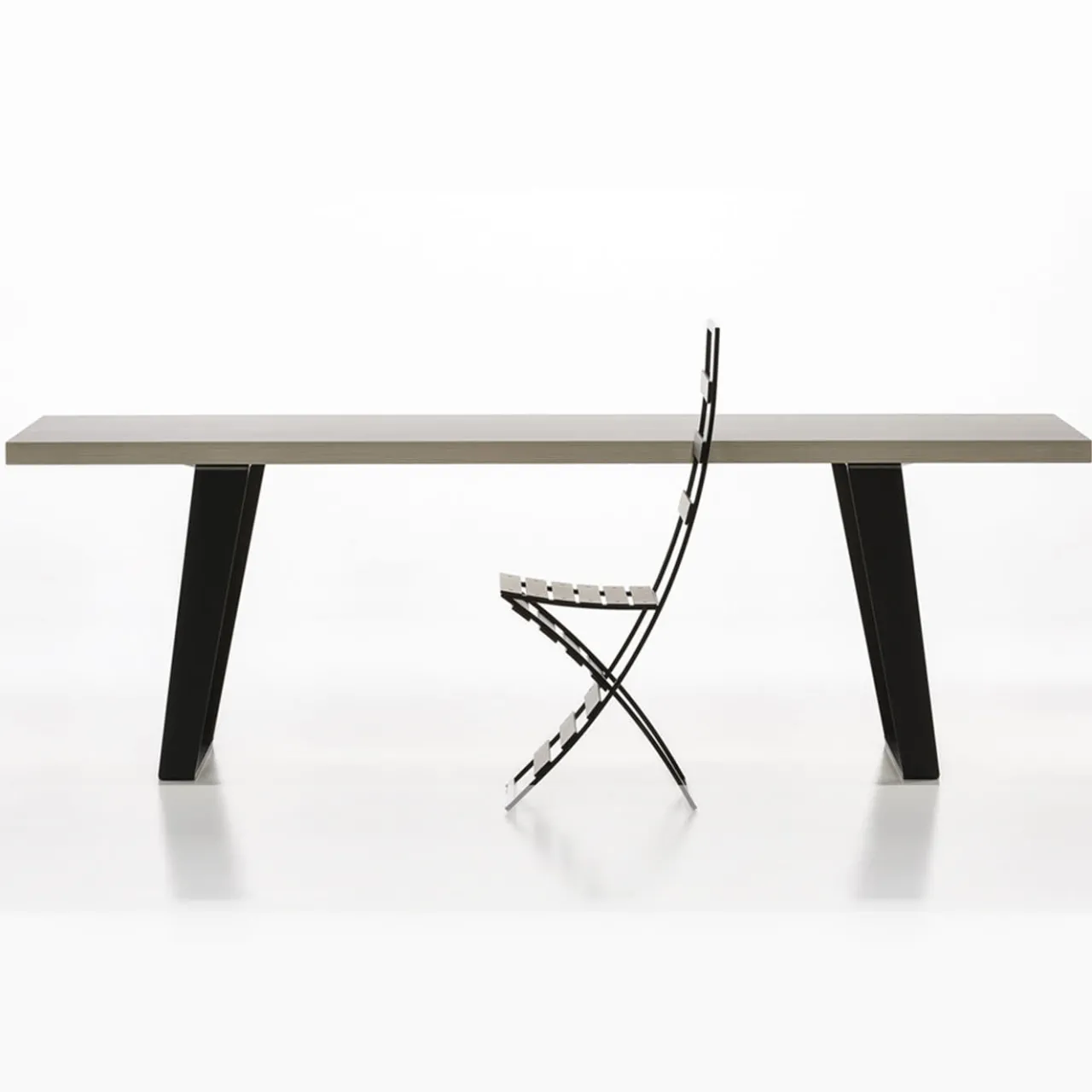 BBB Italia Dining Tables<Japan Rectangular Steel Table by Franco Poli