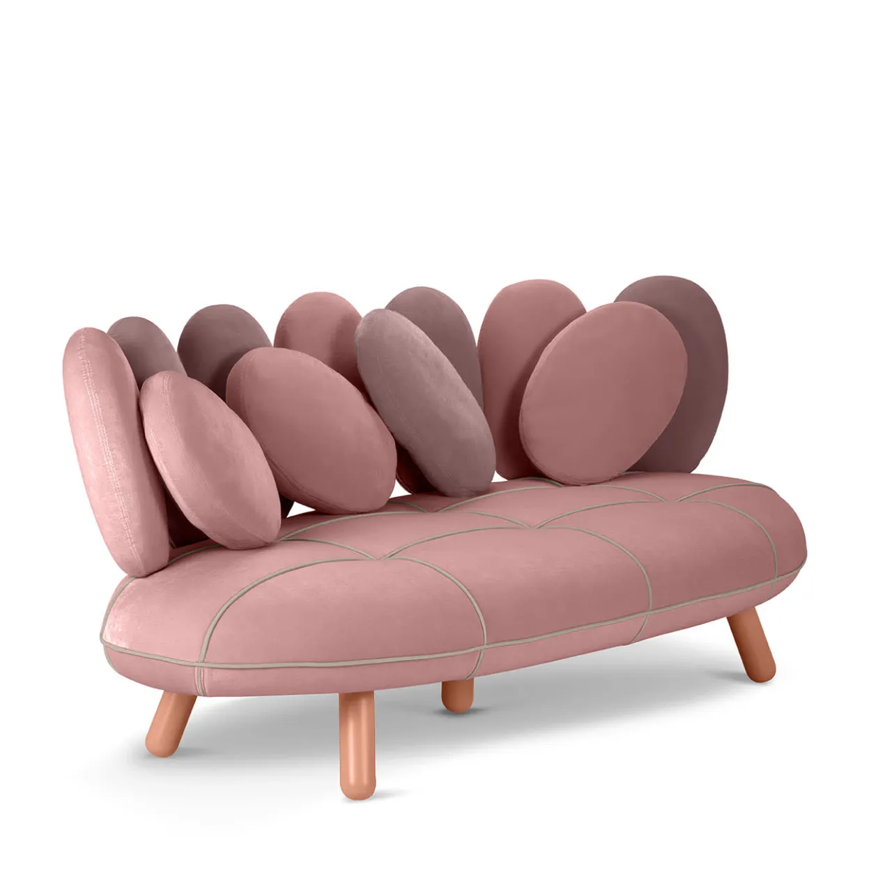 Adrenalina Sofas<Jelly Pink 3-Seater Sofa By Simone Micheli