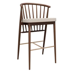 Morelato Bar Stools<Jenny Ash Wood Upholstered Bar Stool