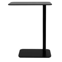 TrabA' Side Tables<Jens-Fix Black Metal Side Table by Massimo Broglio