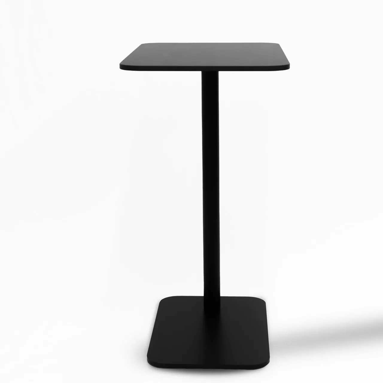 TrabA' Side Tables<Jens-Fix Black Metal Side Table by Massimo Broglio