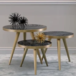 DOM Edizioni Nesting Tables<Jerome Set of 3 Side Tables