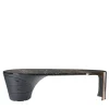 Visionnaire Desk & Writing Tables<Jet Plane Black Wood And Black Marble Top Writing Desk