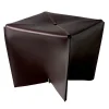 Oscar Maschera Stools<Jimmy Sue Dark Brown Low Stool by Bouchard and Maschera