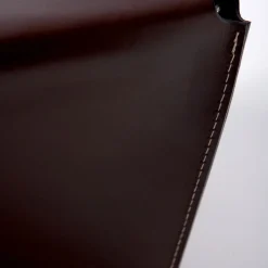 Oscar Maschera Stools<Jimmy Sue Dark Brown Low Stool by Bouchard and Maschera