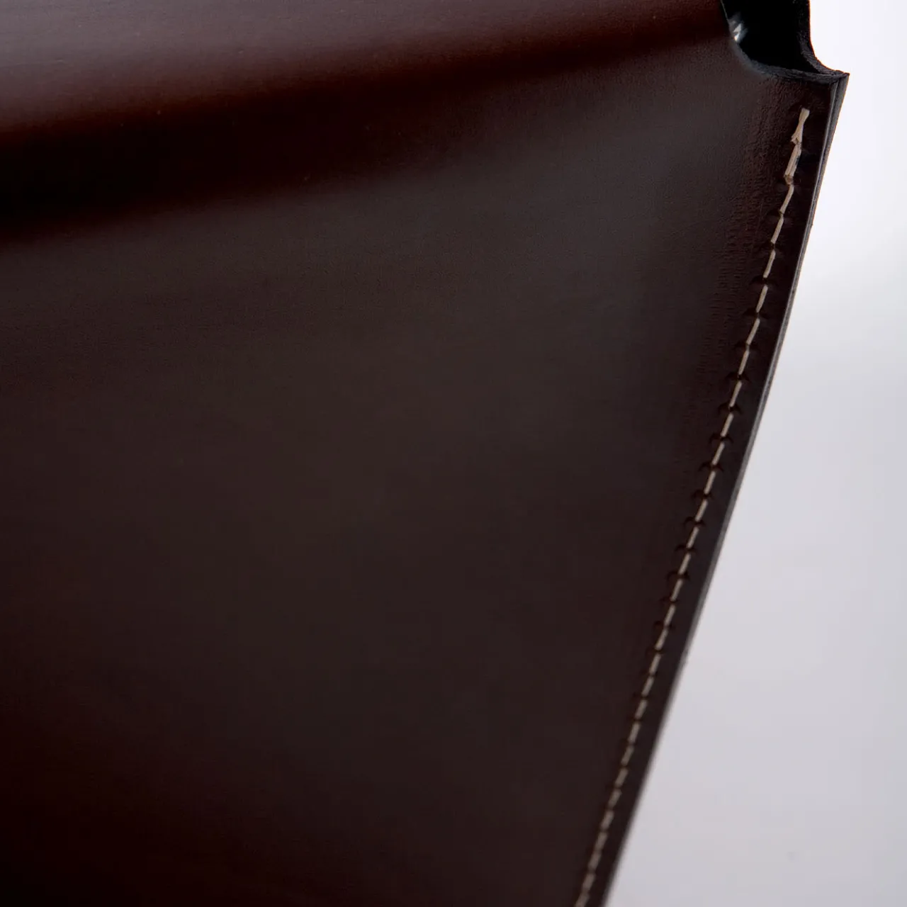 Oscar Maschera Stools<Jimmy Sue Dark Brown Low Stool by Bouchard and Maschera