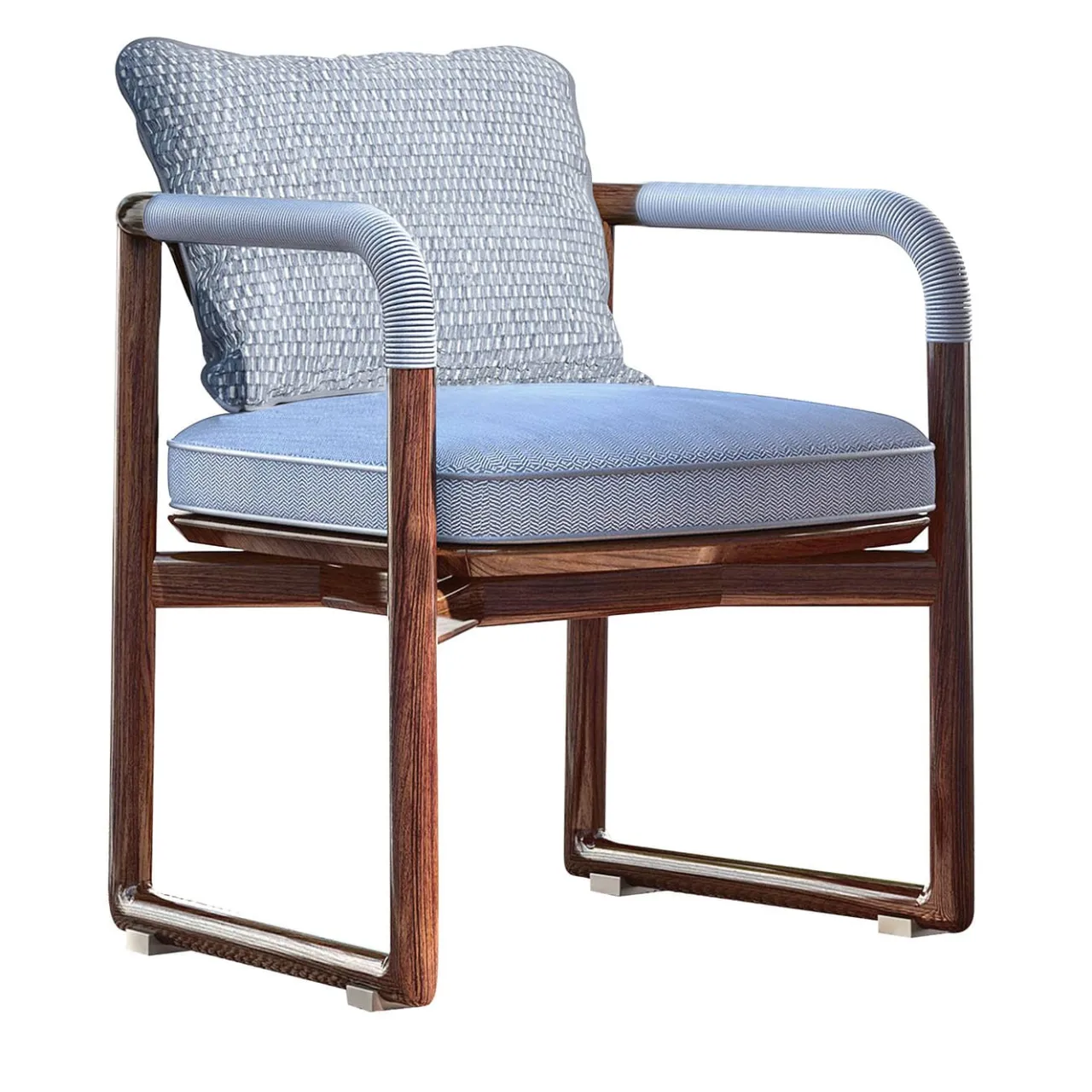 CPRN Homood Outdoor Chairs & Stools<Jiselle S light blue mogano wood outdoor chair