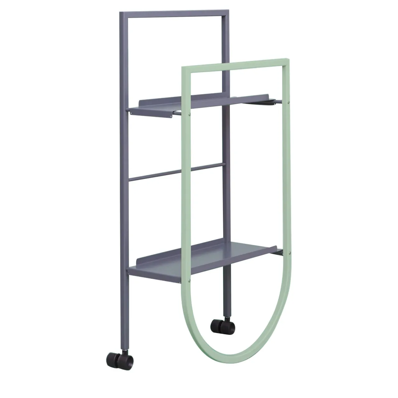 Giacopini Serving Tables<JJ Gray and Green Cart
