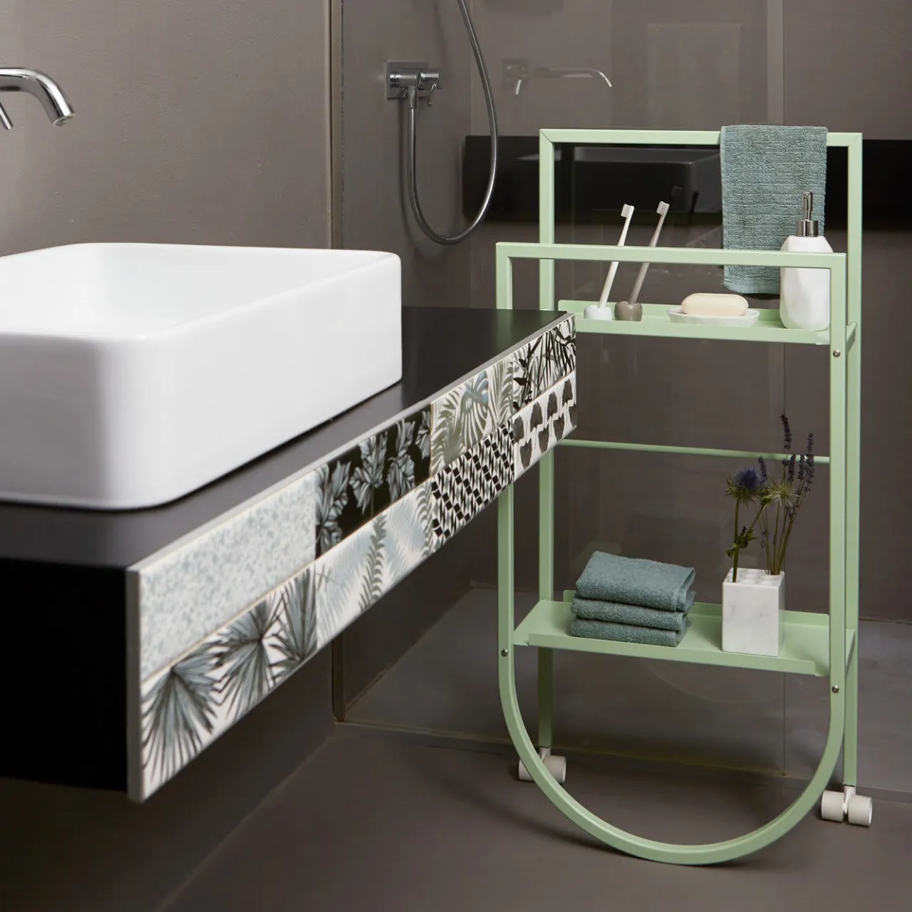 Giacopini Serving Tables<JJ Mint Cart