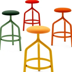 Viganò & C. Stools<JOE yellow STOOL by Basaglia + Rota Nodari