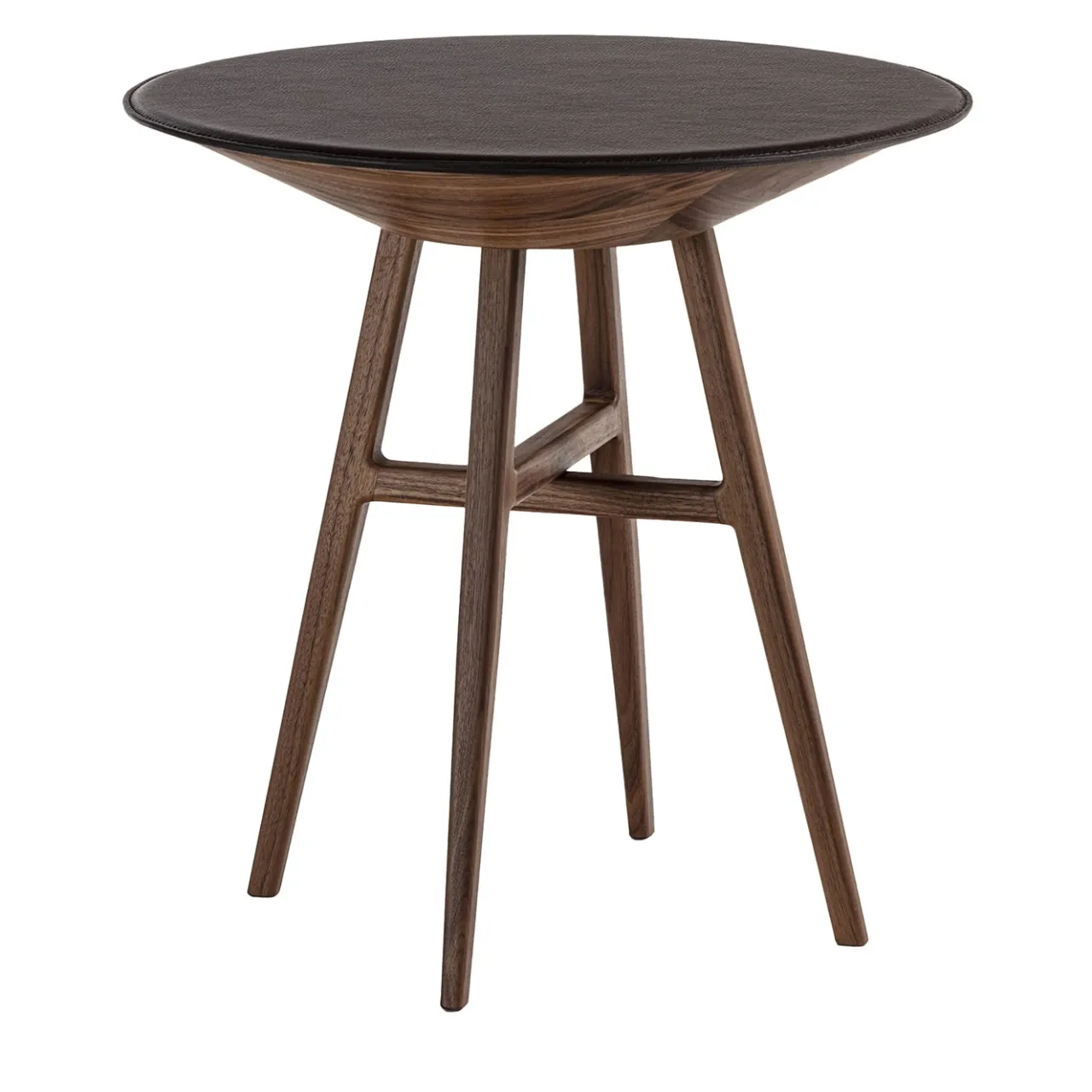 Durame Side Tables<Joker Round Black & Brown Accent Table