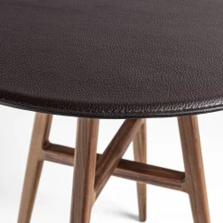 Durame Side Tables<Joker Round Black & Brown Accent Table