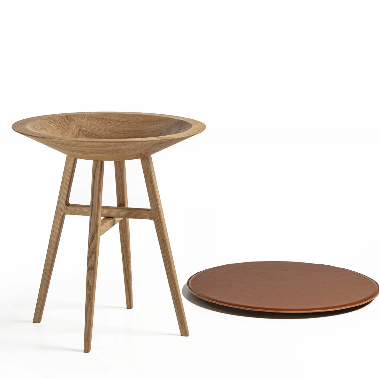 Durame Side Tables<Joker Round Brown Accent Table