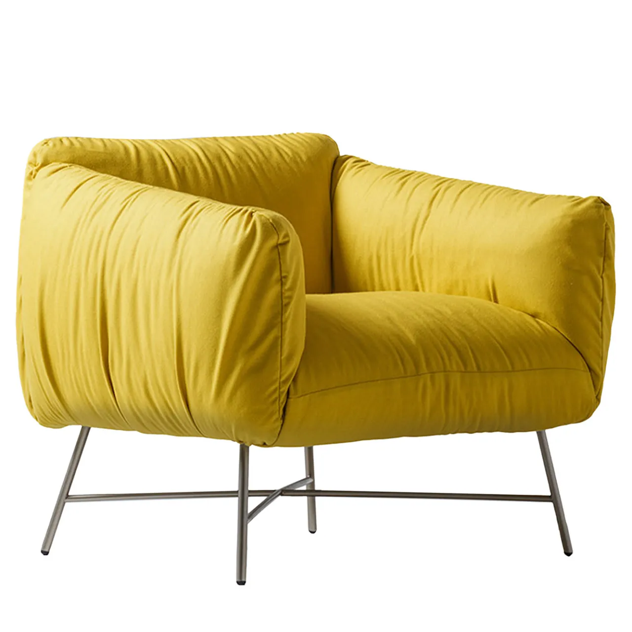 My Home Armchairs<Jolie Yellow Armchair by Angeletti Ruzza
