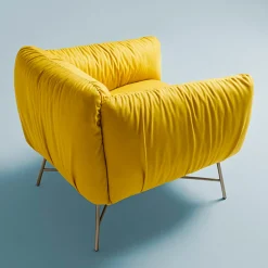 My Home Armchairs<Jolie Yellow Armchair by Angeletti Ruzza