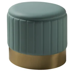 Bedding Atelier Ottomans & Poufs<Joshua Teal Pouf