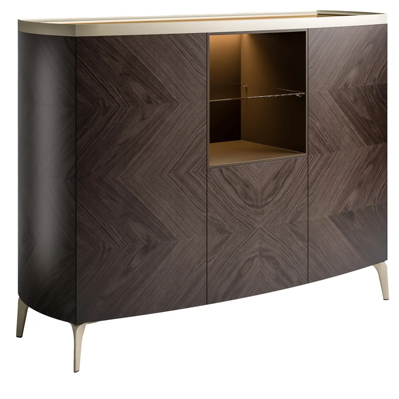 Alberto & Mario Ghezzani Bar Cabinets<Joy Showcase Cabinet