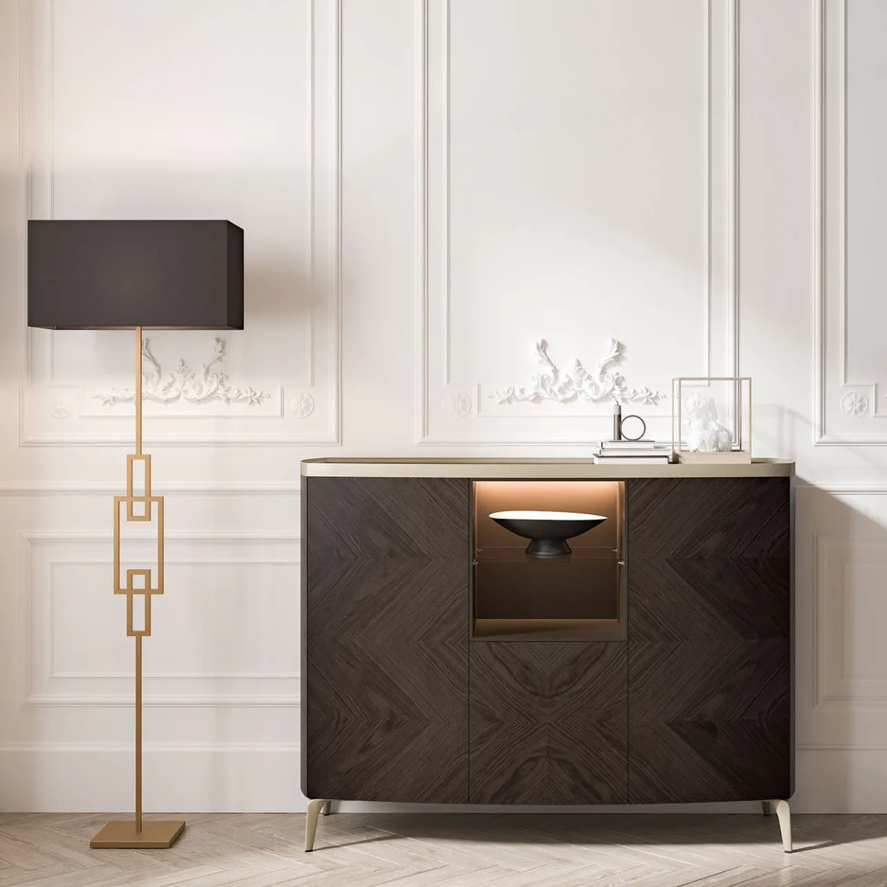 Alberto & Mario Ghezzani Bar Cabinets<Joy Showcase Cabinet