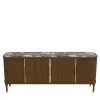 Morelato Sideboards Buffets<Joyce 4-Door Sideboard with Stone Top by Libero Rutilo