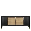 Morelato Sideboards Buffets<Joyce White Viennese Cane Sideboard