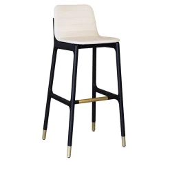 Morelato Bar Stools<Joyce Wood Leather Upholstered Bar Stool