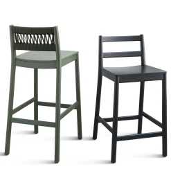 TrabA' Bar Stools<Julie Black Stool by Emilio Nanni