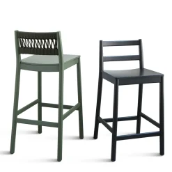 TrabA' Bar Stools<Julie Black Stool by Emilio Nanni