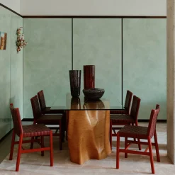 TrabA' Chairs<Julie Burgundy Chair By Emilio Nanni