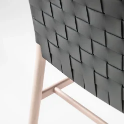 TrabA' Chairs<Julie CU Anthracite Grey Chair By Emilio Nanni