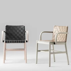 TrabA' Chairs<Julie IN Beige Dining Chair by Emilio Nanni