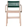 TrabA' Chairs<Julie In Chair with Green Backrest