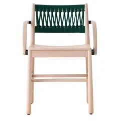 TrabA' Chairs<Julie In Chair with Green Backrest