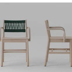 TrabA' Chairs<Julie In Chair with Green Backrest