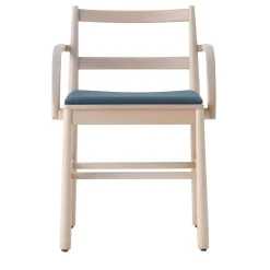 TrabA' Chairs<Julie White and Petrol Green Chair by Emilio Nanni
