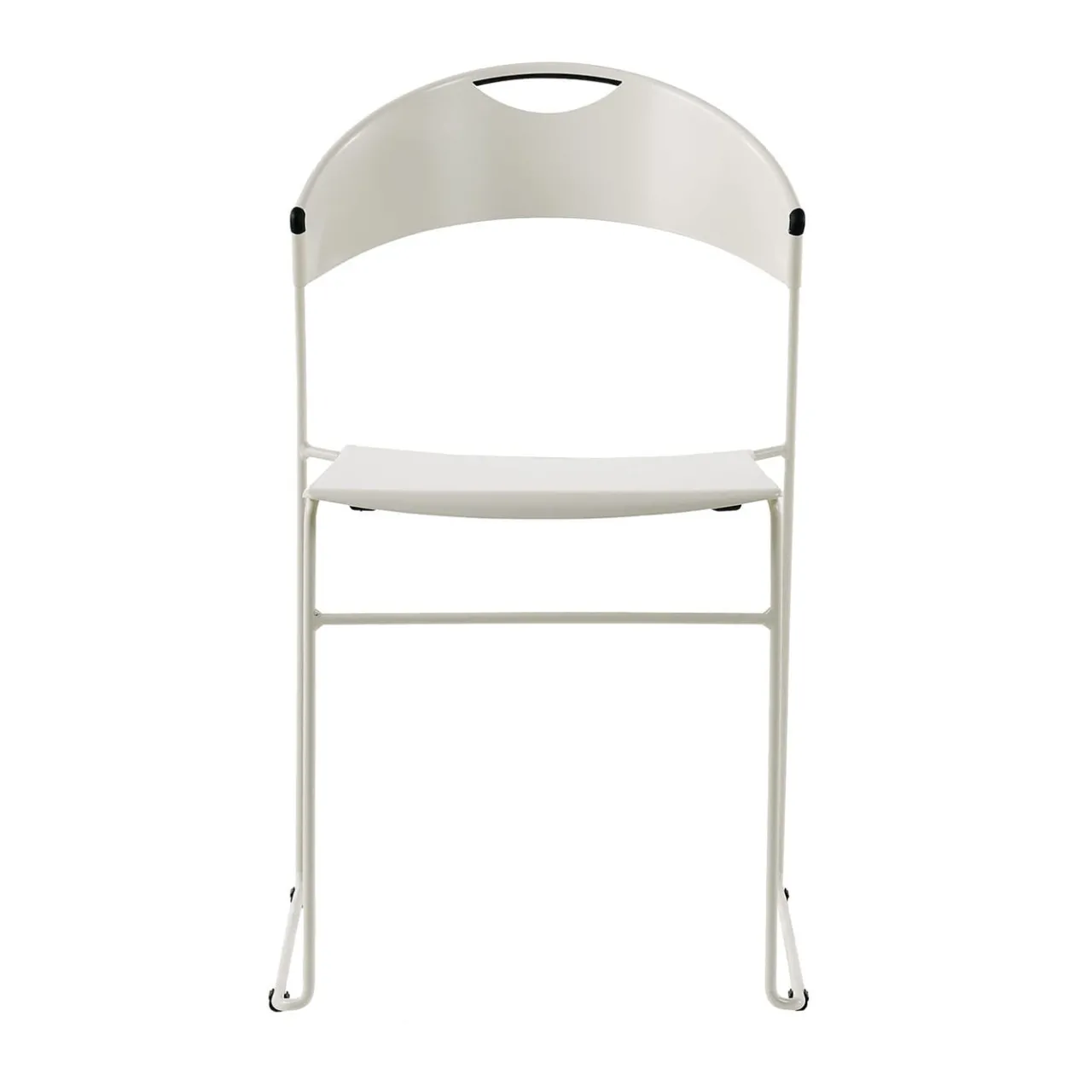 Baleri Italia Chairs<Juliette White Metal Chair by Hannes Wettstein