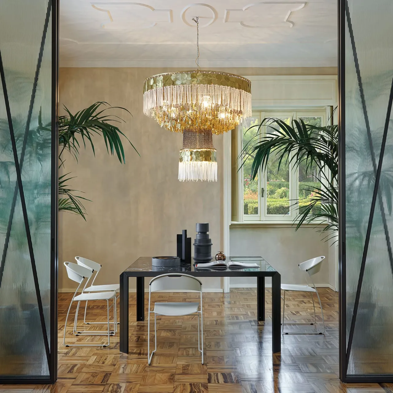 Baleri Italia Chairs<Juliette White Metal Chair by Hannes Wettstein
