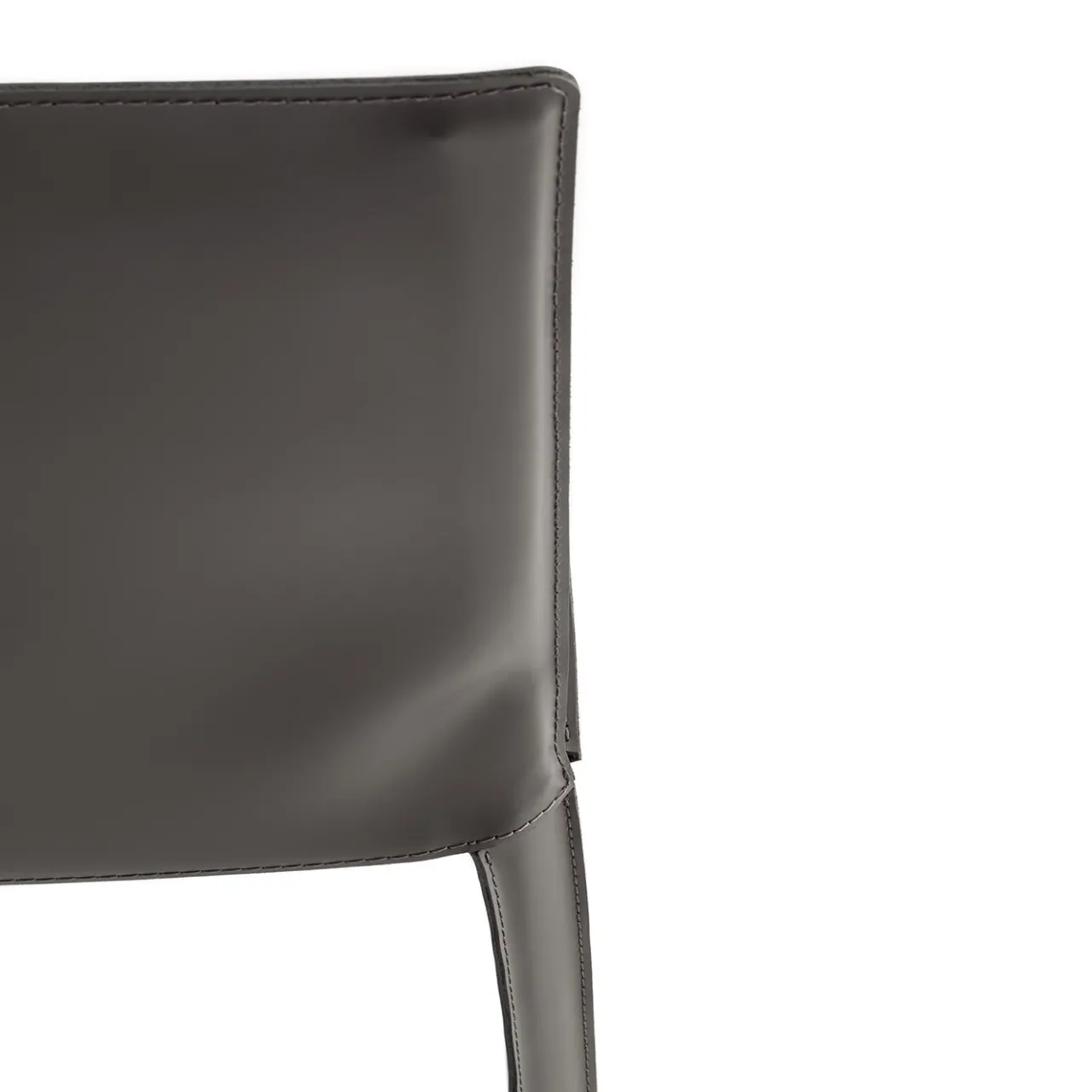 Morica Design Chairs<Jumpsuite Gray Leather Chair